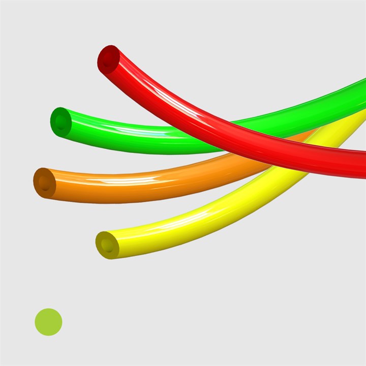 Linear Low-Density Polyethylene Tube, 50 Shore D - 3.2 mmOD x 1.57 mm ID